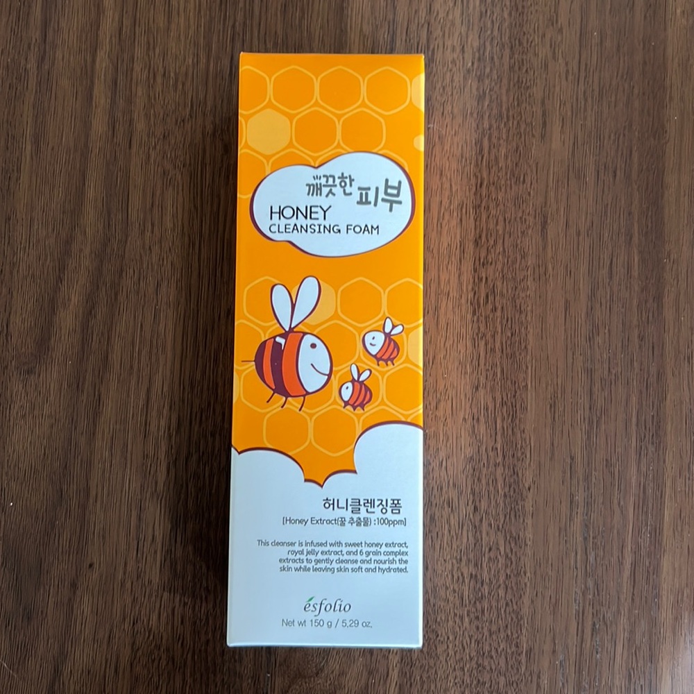 New Honey Cleansing Foam Face Wash by esfolio 5.29oz